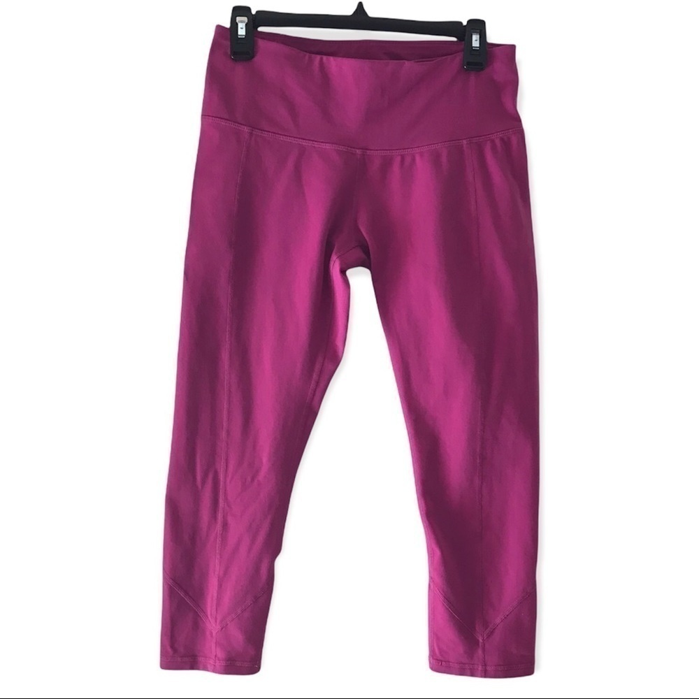 Prana Yoga Capri Workout Fuchsia Pants